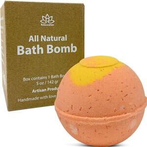 "Fruity Blend" Natural Bath Bomb in kraft box - 5 oz